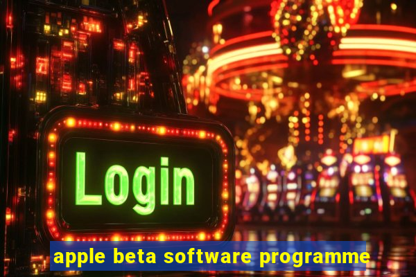 apple beta software programme